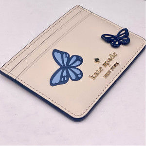 Kate Spade Small Wallet Slim Butterfly Card Holder